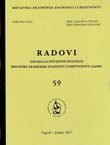 Radovi Zavoda za povijesne znanosti HAZU u Zadru 59/2017