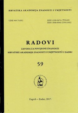 Radovi Zavoda za povijesne znanosti HAZU u Zadru 59/2017