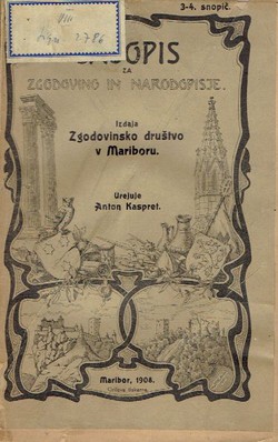 Časopis za zgodovino in narodopisje V/3-4/1908