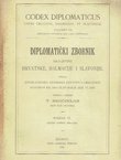 Codex diplomaticus Regni Croatiae, Dalmatiae et Slavoniae / Diplomatički zbornik Kraljevine Hrvatske, Dalmacije i Slavonije VI.