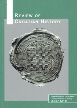 Review of Croatian History IX/1/2013