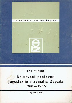 Društveni proizvod Jugoslavije i zemalja Zapada 1968-1985