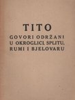 Govori održani u Okroglici, Splitu, Rumi i Bjelovaru