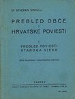 Pregled obće i hrvatske poviesti I. Pregled poviesti staroga vieka (5.dop.izd.)