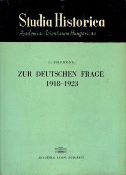 Zur deutschen Frage 1918-1923. Die Wirtschaftlichen und Internationalen Faktoren in der Wiederbelebung des Deutschen Imperialismus und Militarismus