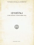 Izvještaj o radu Sveučilišta u školskoj godini 1961/62.