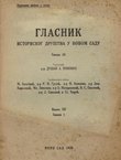 Glasnik Istoriskog društva u Novom Sadu 35/XII/1/1939