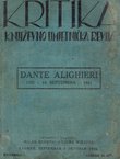 Kritika. Književno-umjetnička revija II/9-10/1921