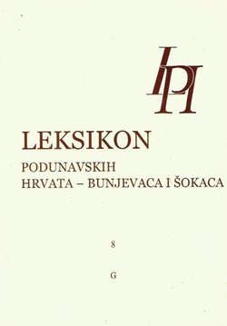 Leksikon podunavskih Hrvata - Bunjevaca i Šokaca 8 (G)