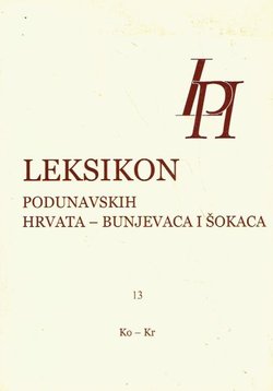 Leksikon podunavskih Hrvata - Bunjevaca i Šokaca 13 (Ko-Kr)
