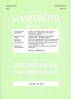 Stanovništvo XLVIII/1/2010