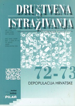 Depopulacija Hrvatske (Društvena istraživanja 72-73/2004)