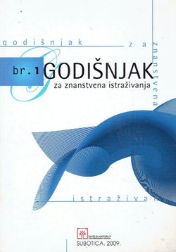 Godišnjak za znanstvena istraživanja Zavoda za kulturu vojvođanskih Hrvata 1/2009