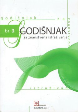 Godišnjak za znanstvena istraživanja Zavoda za kulturu vojvođanskih Hrvata 3/2011