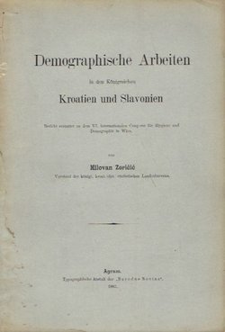 Demographische Arbeiten in den Königreichen Kroatien und Slavonien
