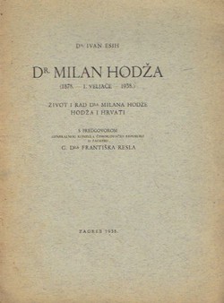 Dr. Milan Hodža