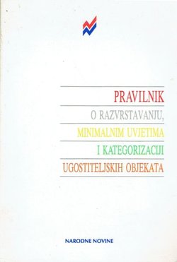 Pravilnik o razvrstavanju, minimalnim uvjetima i kategorizaciji ugostiteljskih objekata