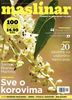 Maslinar. Časopis za maslinare i uljare II/3/2010