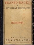 Franjo Rački u govorima i raspravama 1828-1894