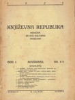 Književna republika I/2-3/1923