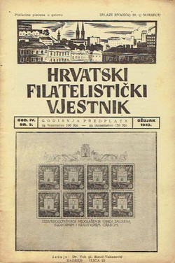 Hrvatski filatelistički vjesnik IV/3/1943