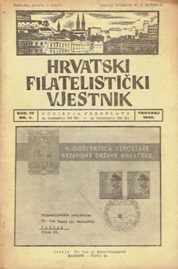 Hrvatski filatelistički vjesnik IV/4/1943