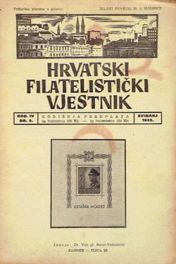 Hrvatski filatelistički vjesnik IV/5/1943