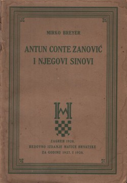 Antun conte Zanović i njegovi sinovi
