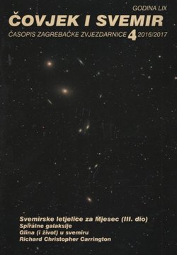 Čovjek i svemir. Časopis zagrebačke zvjezdarnice 4/2016-2017