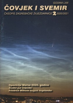 Čovjek i svemir. Časopis zagrebačke zvjezdarnice 2/2020-2021