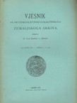 Vjesnik Kr. hrvatsko-slavonsko-dalmatinskoga zemaljskog arkiva XIV/1-2/1912