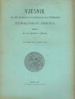 Vjesnik Kr. hrvatsko-slavonsko-dalmatinskoga zemaljskog arkiva XVIII/4/1916