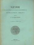 Vjesnik Kr. hrvatsko-slavonsko-dalmatinskoga zemaljskog arkiva XX/3/1918