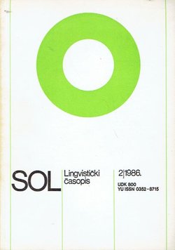 SOL. Lingvistički časopis 2/1986
