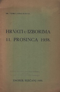 Hrvati u izborima 11. prosinca 1938.