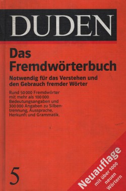 Duden 5. Fremdwörterbuch (5.Aufl.)