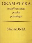 Gramatyka wspolczesnego jezyka polskiego. Skladnia
