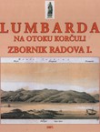 Lumbarda na otoku Korčuli. Zbornik radova I.