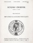 Hrvatsko glagoljsko tisućljeće (Senjski zbornik 25/1998)