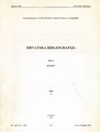 Hrvatska bibliografija. Niz A. Knjige 2/1992