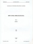 Hrvatska bibliografija. Niz A. Knjige 3-4/1992