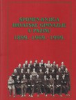 Spomen-knjiga hrvatske gimanzije u Pazinu 1899.-1969.-1999.