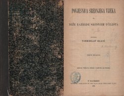 Povjesnica srednjega vijeka za niže razrede srednjih učilišta (3.izd.)