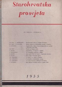 Starohrvatska prosvjeta, III. serija 4/1955