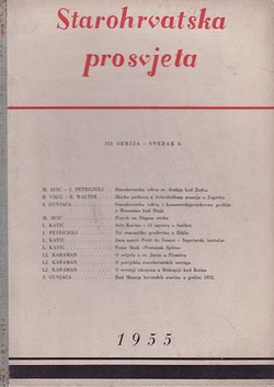 Starohrvatska prosvjeta, III. serija 4/1955