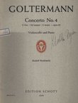 Concerto No. 4 G-Dur / Sol majeur / G major - opus 65. Violoncello und Piano (Rudolf Hindemith)