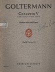 Concerto V. d-Moll / re-mineur / d-minor - opus 76. Violoncello und Piano (Rudolf Hindemith)