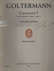 Concerto I. a-Moll / la-mineur / a-minor - opus 14. Violoncello und Piano (Rudolf Hindemith)