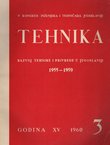 Tehnika. Razvoj tehnike i privrede u Jugoslaviji 1955-1959