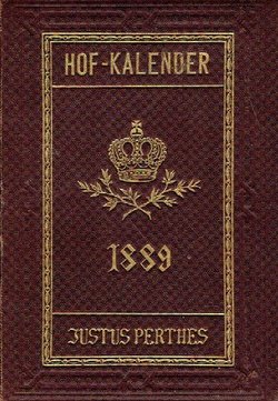 Gothaischer genealogischer Hofkalendar nebst diplomatisch-statistischem Jahrbuch 1889